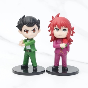 フィグラス・デ6ピース/セット9-11cm YuYu HakushoウラメシYuusuke Kuwabara Kazuma Minamino Shuuichi Hiei Pvcアニメフィギュアアクションフィギュア - Product Image 6