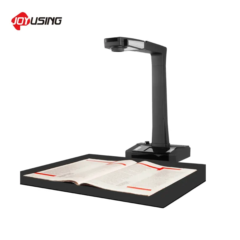 Ad alta velocità 16MP A3 Book Scanner Scanner per fotocamere per documenti Scanner portatile con correzione della curva e OCR che supporta le lingue 180