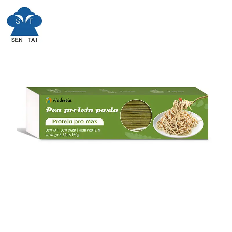 Planta de guisante vegana baja en calorías y baja en grasa Keto-Friendly Fideos de alta proteína