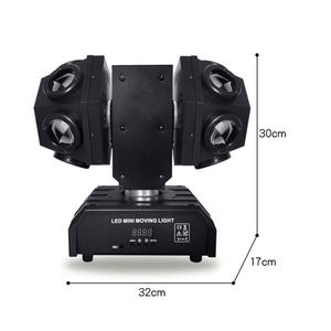 <strong>12</strong> Arms Shaking Head Lights <strong>12</strong>*10W Arms Spider <strong>LED</strong> Rotating Light Beam DJ Disco Stage - Product Image 2