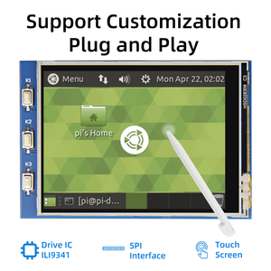 ILI9341 2,8'' TFT SPI 320*240 Touchscreen-LCD-Modul 2,8 Zoll Raspberry Pi-Display - Product Image 2