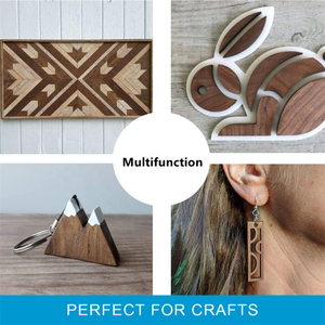 5PCS Sheets Thin Lumber Ornament Decoration <strong>Building</strong> Stabilized <strong>Pattern</strong> Pallet Blank Sublimation Wooden <strong>Block</strong> - Product Image 4