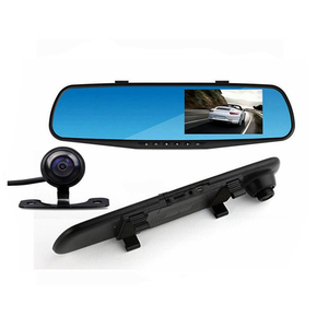 High Quality Auto Parts Night Vision DVR Driving Video Recorder Loop Recording System Vehicle Black Box Rearview Mirror Screen - Product Image 3