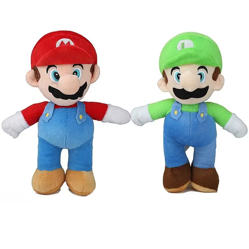 25cm Plush Doll Mario Bros Dinosaur Game Anime Characters Plush Toy Decoration Game Peripheral Doll Super Mario PP Cotton Unisex