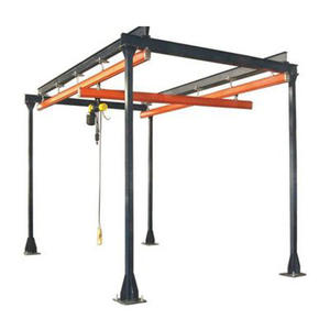 Strong Adaptability 250kg KBK Overhead <strong>Crane</strong> System Flexible Beam Monorail <strong>Free</strong> Standing Light Weight Bridge <strong>Crane</strong> - Product Image 1