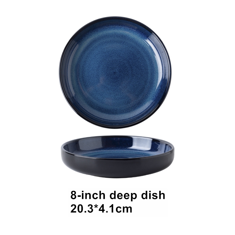 Plat de 8 pouces de profondeur