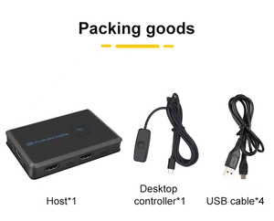 El nuevo producto 4 Kvm portuario Switch 2x1 3x1 4x1 Usb Hdmi 4k V2.0 HDMI Kvm cambia el teclado del ratón del Monitor de la ayu - Product Image 2