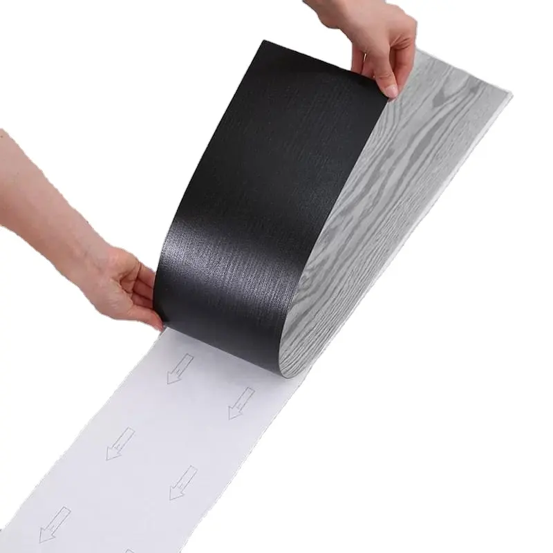 1,5mm maßge schneiderte wasserdichte Vinyl fliesen in Holz optik Öko-Kleber lvt Bodenbelag