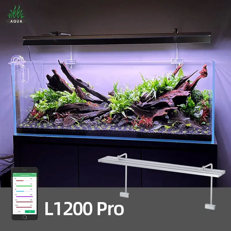 Best seller WEEK Phoenix D full spectrum led aquarium light dimmerabile 85w 90cm RGB led aquarium lighting