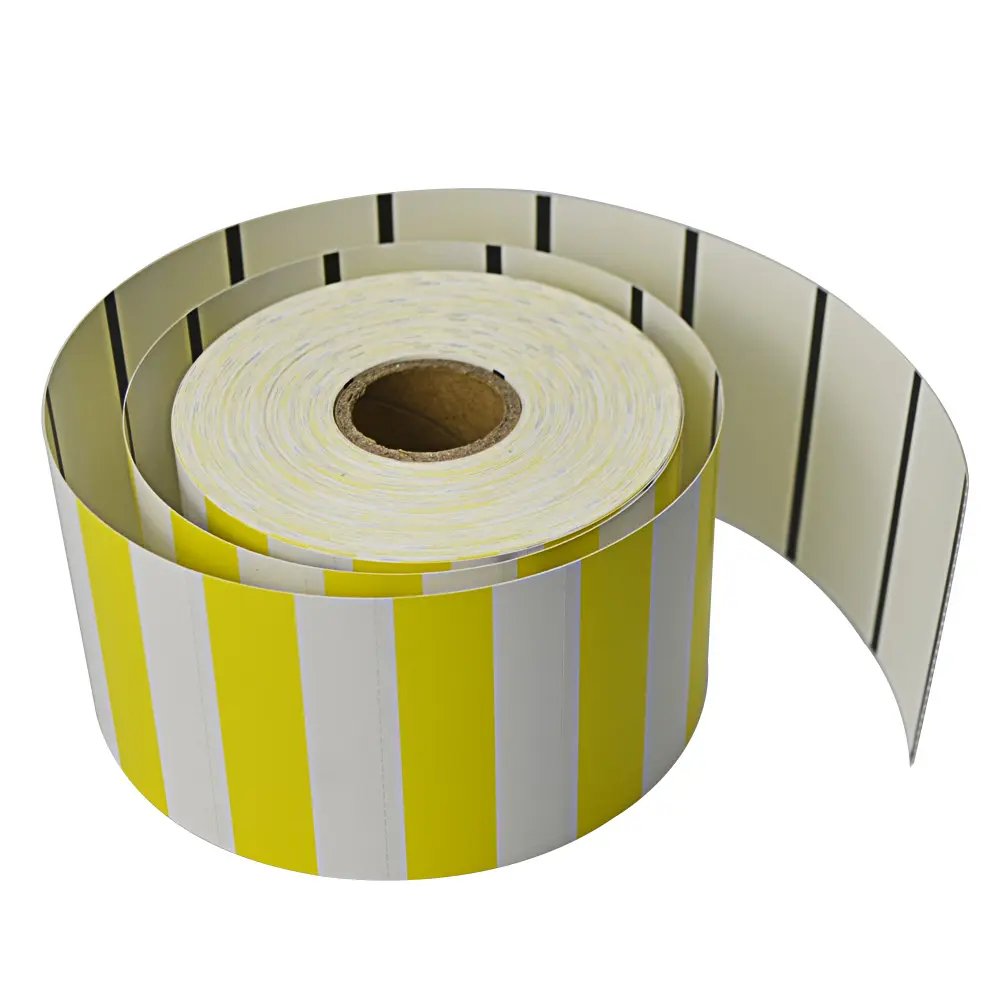 60x30mm printed roll supermarket shelf direct thermal paper card price tag for retail sale label printing