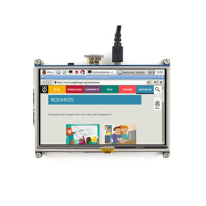 Pantalla táctil de Raspberry Pi de 5 pulgadas, pantalla TFT LCD de 800x480, HDMI para Raspberry Pi 4B 3B 2B Banana Pi