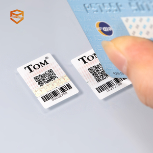 Código de barras QR personalizado, número de serie, etiqueta láser autoadhesiva antifalsificación - Product Image 1