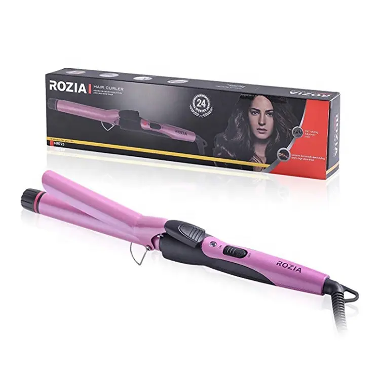 Rozia-Rizador de pelo mágico profesional, dispositivo automático y portátil, giratorio, usb, inalámbrico, plancha plana