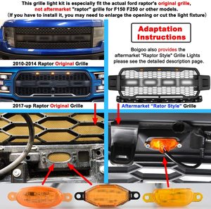 <strong>General</strong> Motors Grid Warning Signal Small Yellow Light Car <strong>LED</strong> Grid Driving Light Auto Refitted 12V Mid-Grid Daytime Running Lamp - Product Image 3