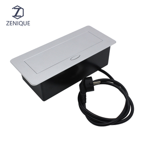 Nuevo producto Enchufe de escritorio multifunción Pop Up Oculto para oficina con 2 interfaces de alimentación europeas Carga 2 + C - Product Image 4
