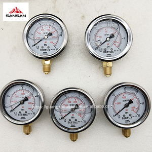 Bộ dụng cụ đo áp suất thủy lực 5 đồng hồ đo kèm đầu nối chữ T dùng cho máy xúc - Product Image 3