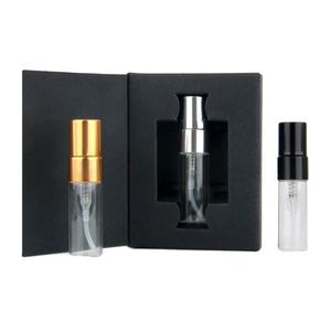 Hot Sale <strong>Empty</strong> 3ml 5ml <strong>10ml</strong> Glass Spray Perfume Bottle Small Refillable Fragrance Atomizer Mini Samples With <strong>Box</strong> Black White - Product Image 4