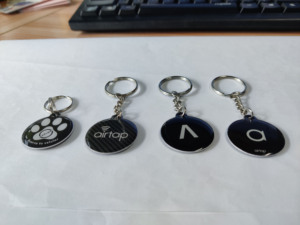 Olaylar için InsTagram yuvarlak NFC etiketleri anahtarlık sosyal medya RFID anahtar etiketi özelleştirme - Product Image 5