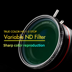 GiAi <strong>ND</strong> Variable <strong>Filter</strong> VND1-5 Stops ND2 ND4 ND8 ND16 ND32 43mm-86mm Camera <strong>Filters</strong> for DSLR Sony Nikon Canon - Product Image 2