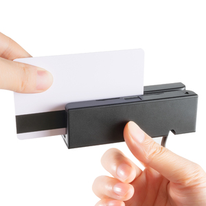 MSR100 strisciare magnetico lettore di carte di credito 3 tracce Hi/Lo raccoglitore di dati USB Msr lettore di schede a strisce per POS controllo di accesso ID - Product Image 1