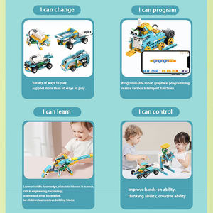 CB01 Wissenschaft und Bildung Diy Programmier roboter Früh pädagogik Puzzle Baustein Spielzeug Set für Kinder High-Tech Set - Product Image 6