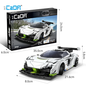 Cada C51083 Programmierung Fernbedienung 322 Stück Sportstadt RC Fahrzeug Auto Ziegel Geschenke Spielzeug für Jungen DIY Modell Baustein Sets - Product Image 1