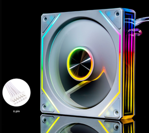 Ventilador ARGB de alto rendimiento para PC de 9. ª generación Prism Pro 9 con diseño de CD y control de temperatura PWM - Product Image 2