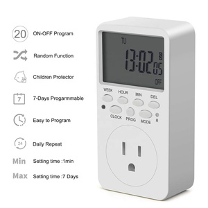 UE STATI UNITI REGNO UNITO Spina Presa Elettronico Presa Timer Digitale Con Timer 220V AC Socket Timer Spina Relè di Tempo Interruttore di controllo Programmabile - Product Image 5