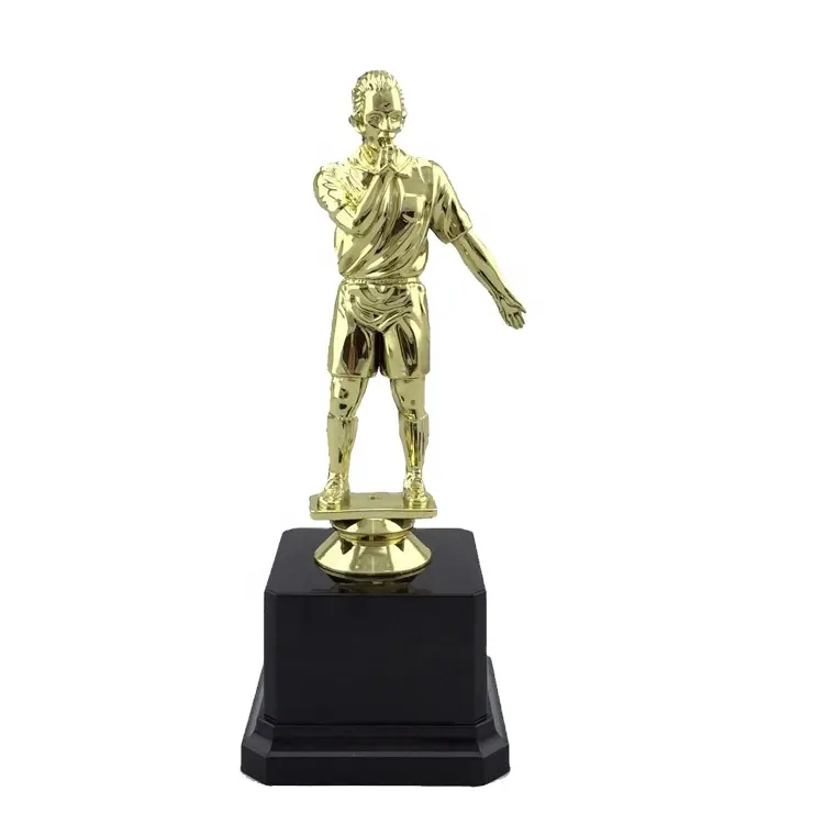 Figura de acción de fútbol de plástico, recuerdo de premios, figuritas