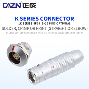 Cazn Factory K ซ็อกเก็ตเมาท์แผงล็อคด่วน2-16Pin ขั้วต่อแบบวงกลม EGG.1K 302.CLL EGG.1K ขั้วต่อซีรีส์303.CLL K