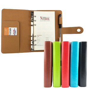 Modwenqiu A5 Custom Logo Leather Notebook Diary <strong>Budget</strong> Binder Printed Style and Loose-leaf Binding for School and <strong>Gift</strong> - Product Image 3