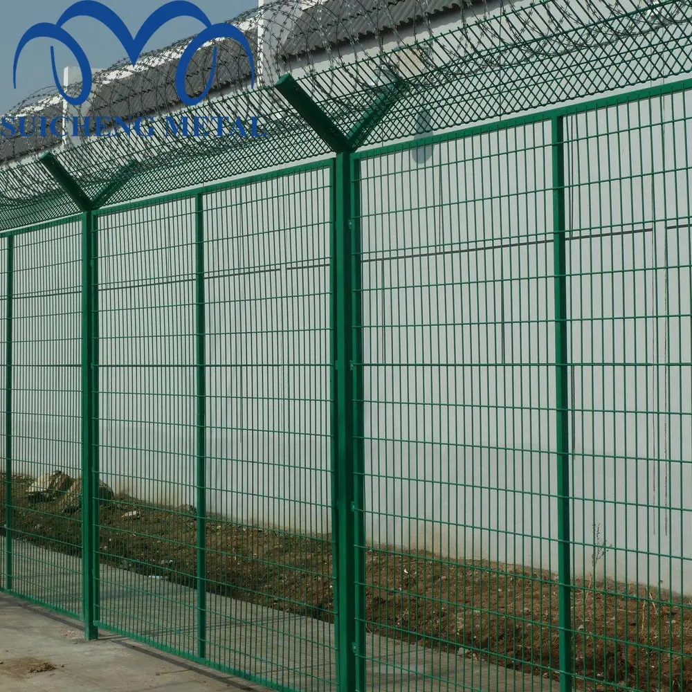 Casa di sicurezza esterna recinzione/solido farm recinzione di sicurezza/incorniciato saldati recinzione in rete metallica