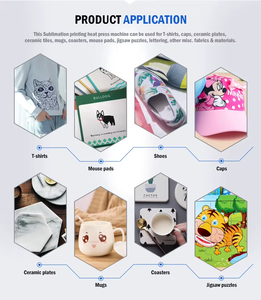 เครื่องอัดความร้อนแบบระเหิดลมกึ่งอัตโนมัติสำหรับเต็นท์พิมพ์ลายอื่น - Product Image 5