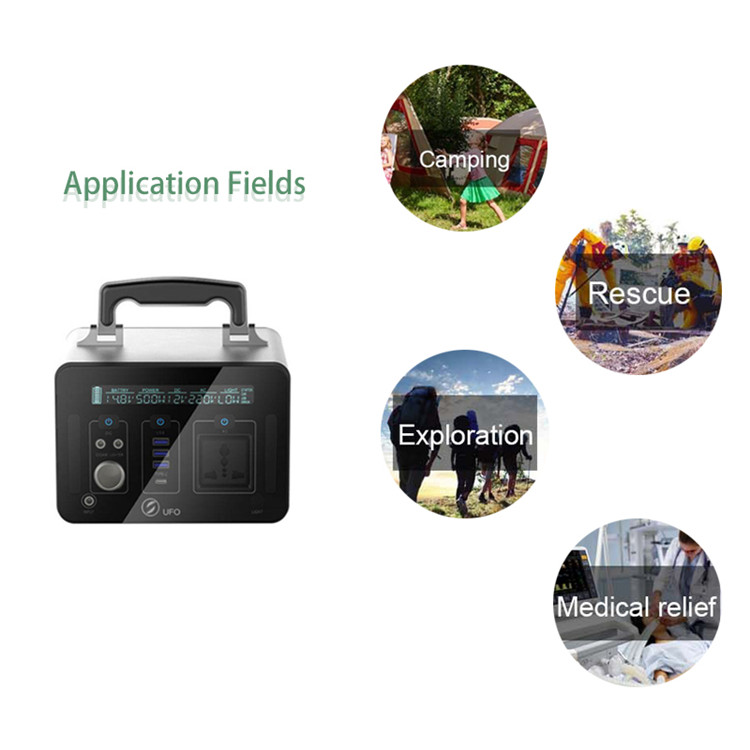 Special hot selling camping portable solar power generator with solar panel included