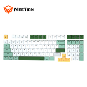 MEETION-Material Pbt reemplazable, personalizado, multicolor, 120 teclas a 140 teclas, Teclado mecánico
