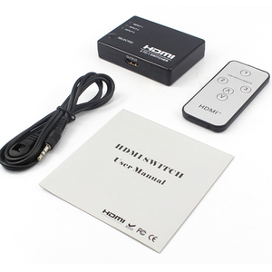 Divisor HDMI 3 en 1 cable de puerto interruptor múltiple 3x1 4K 60Hz USB AV interruptor de control HDMI interruptor 3 en 1 - Product Image 2