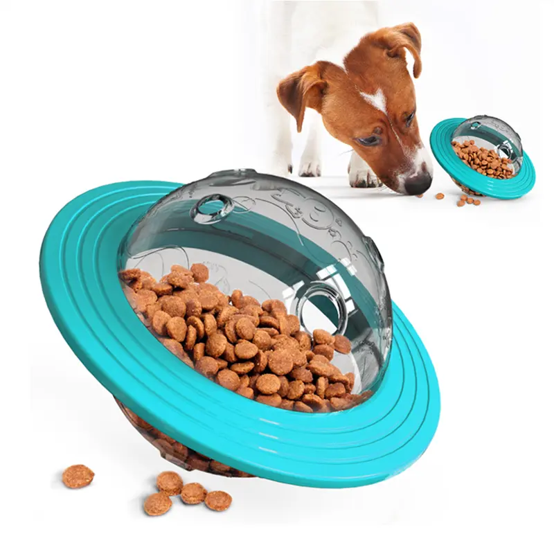 Suministros para mascotas, juguetes para perros resistentes a mordeduras, alimentador de bolas de comida, superventas