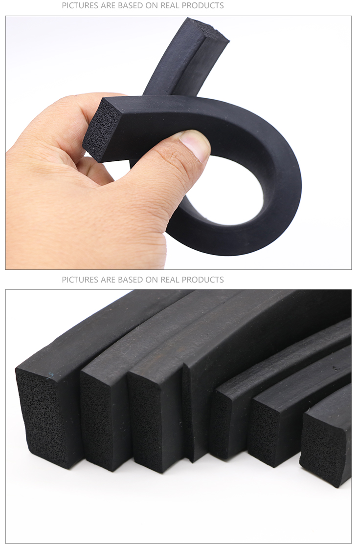 Custom Extruded Profile Aluminium Window Door Car Weather Glass Bottom Edge Epdm Rubber Seal Strip