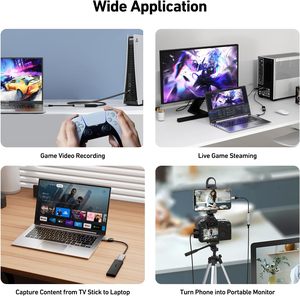 Tarjeta de captura de video/audio BENFEI compatible con Full HD 1080P 60FPS para transmisión, grabación, juegos - Product Image 2