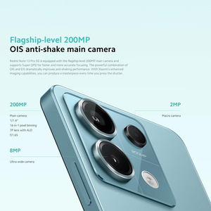 ใช้ขายปลีก1ชิ้นต้นฉบับใหม่ Mi Note 13 Pro 5G 6.67โทรศัพท์มือถือ "AMOLED Snapdragon 7S Gen 2กล้อง200MP 5100mAh 12 + 512GB - Product Image 4