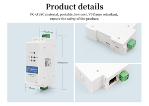 USR-DR301 AIL in AIL 232 232 erial a Eternet onverter iny Ize R232 Eternet erial evice erver upupports ebsocket - Product Image 6