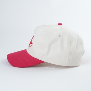 新款设计师帽子5面板无结构棒球帽，带定制刺绣标志 - Product Image 4