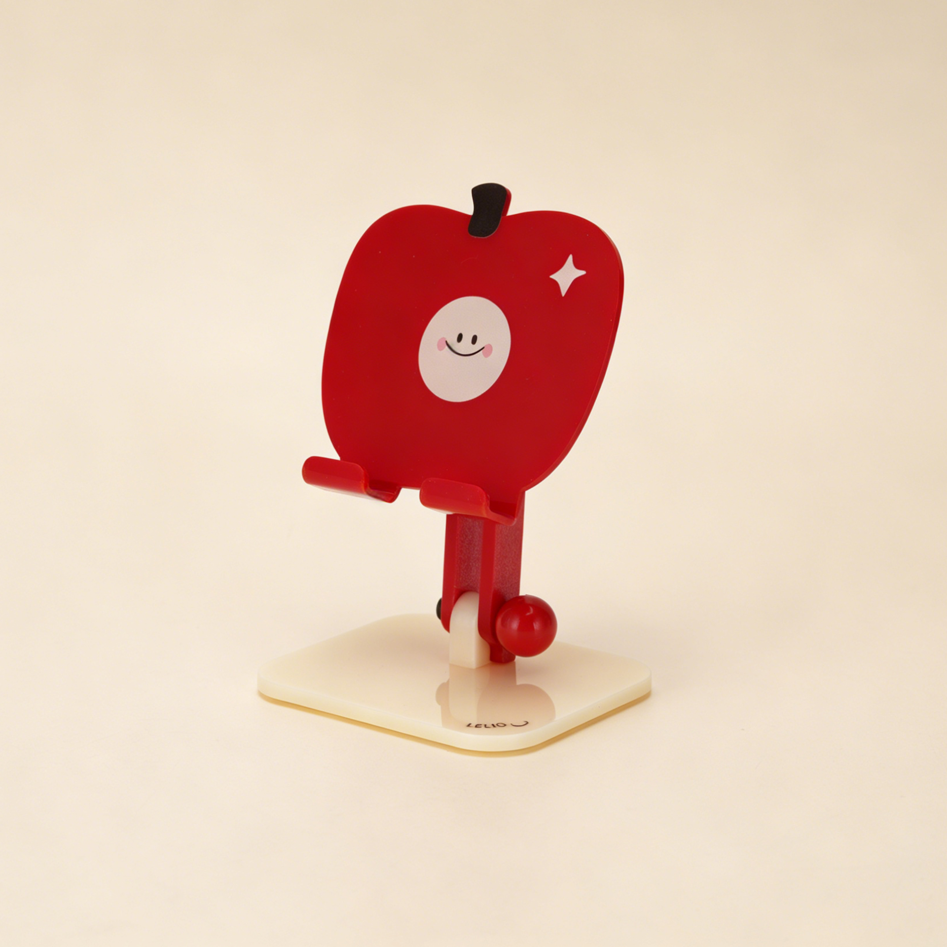 Big red cute apple head