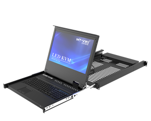 17.3&quot; LED HDMI <strong>KVM</strong> Console 16 Port + 16 Pack Cables, MT-VIKI 1U Rack <strong>KVM</strong> Console Drawer, 17.3 Inch <strong>LCD</strong> <strong>KVM</strong> <strong>Switch</strong> HDMI - Product Image 3