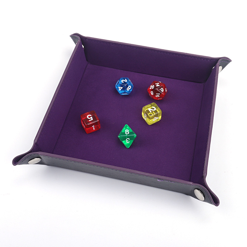 Cuadrado grande de terciopelo morado - 2222 cm