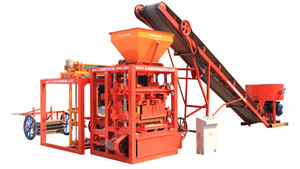 Hollow <strong>Block</strong> <strong>Machine</strong> QT4-24b <strong>Building</strong> Brick Production <strong>Line</strong> Semi-automatic Hollow Brick Making Machinery - Product Image 3