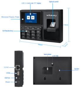 Máquina biométrica de asistencia de tiempo de huellas dactilares A4 para registrador de tiempo de empleado y reloj de tiempo con TCP/IP - Product Image 5