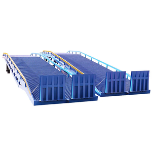 Plataforma de descarga de cadena de suministro global, puente de embarque de 8-12 toneladas de servicio pesado, rampa de carga y descarga móvil ajustable - Product Image 1
