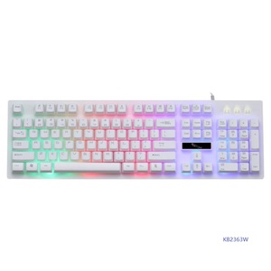 Teclado mecánico ZGB G20 con cable USB, 104 teclas, retroiluminación RGB, colorido, para juegos de ordenador, gran oferta