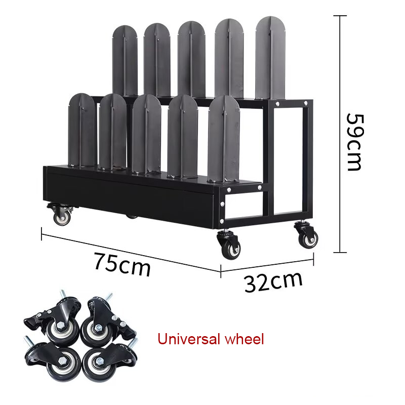 Trapèze à 10 colonnes (avec roulettes)